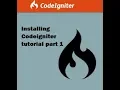 Download and Install Codeigniter Tutorial part 1