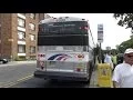 NJT MCI D4000 on the 166 to New York Local via Boulevard East Inside in