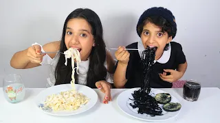تحدي الأبيض والأسود ليوم كامل    شفا                               دندنها