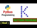 Python Pattern Programs Printing Stars in K Shape
