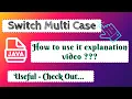 Single switch case with multiple values Java