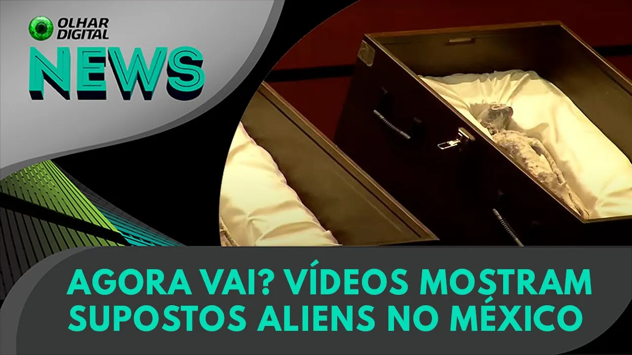 Ao Vivo | Agora vai? Vídeos mostram supostos aliens no México | 13/09/2023 | #OlharDigital