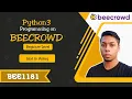 BEE 1181 - Line in Array Solution Python3 Programming on Beecrowd Beginner Day 91