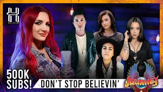 Download Don't Stop Believin' - Journey cover by Halocene ft F211, Violet Orlandi, Lauren Babic, Cole Rolland MP3