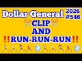 2026 Dollar General Couponing CLIP AND RUN-RUN-RUN MUST WATCH