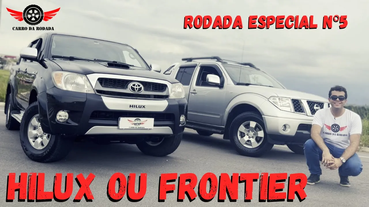 HILUX SRV 2008 x FRONTIER LE 2011 - Qual a melhor das antigas? - Rodada Especial Nº5