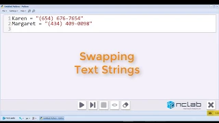 Swapping Python Text Strings