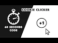 Cookie Clicker in 60 sec Unity Tutorial
