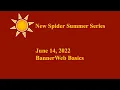 June 14 2022 BannerWeb Basics