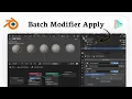 How to apply modifiers to multiple objects in Blender
