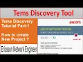 How to Create New Project in Tems Discovery