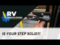 Lippert Solid Step Installation RV Modifications