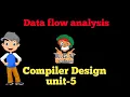 CD unit-5 Data Flow Analysis