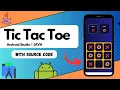 Tic Tac Toe game in Android Creating splash screen Android Studio
