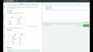Hackerrank SQL Solution Basic SQL - Higher Than 75 Marks