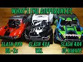 Slash 4x4 Model Comparison BL-2s vs VXL vs Ultimate