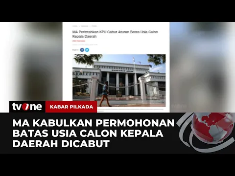 Aturan Batas Usia Minimal Cagub 30 Tahun Dicabut