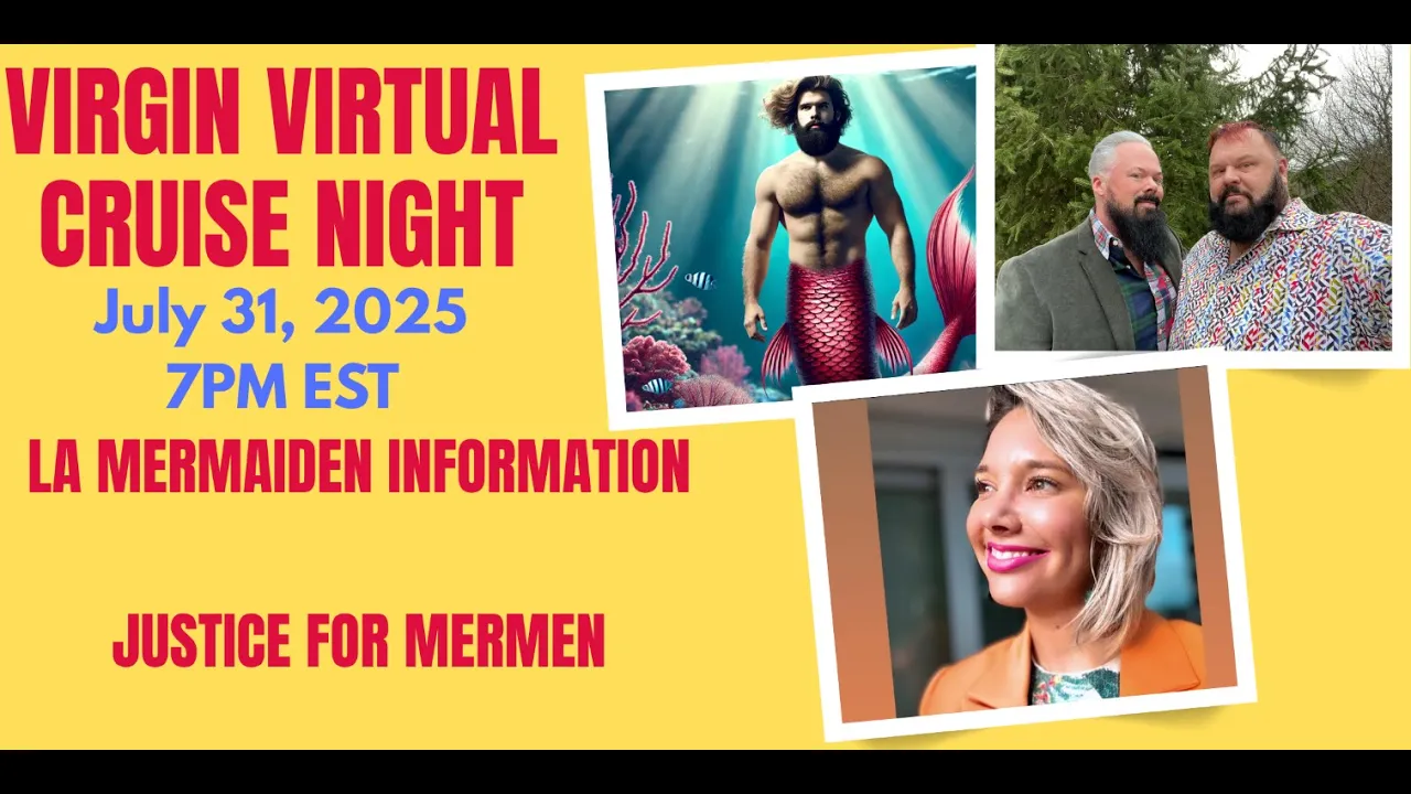 Justice for Mermen: A Virtual Cruise Night with Virgin Voyages