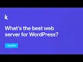 Nginx vs Apache vs OpenLiteSpeed vs LiteSpeed Enterprise - What s The Best For WordPress