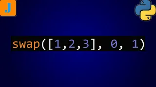 Write A Python Program To Swap Two Elements In A List
