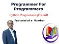 Python program to find the factorial of user entered number Tamil