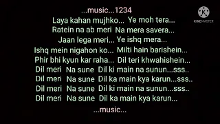 dil meri na sune karaoke atif aslam genius 2018 atifaslam genius