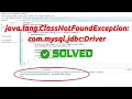 java lang ClassNotFoundException com mysql jdbc Driver java lang ClassNotFoundException