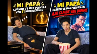 Mi Papá Viendo una Película con 11 Nominaciones Vs pero si es de Jean Claude Van Damme