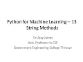 Python for Machine Learning - 13
