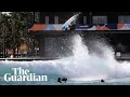 Download Lagu Australian teenager pulls off 'best air ever' in Texas surf wave park
