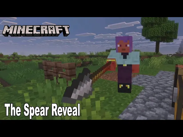 Minecraft Spear Weapon Reveal | Minecraft Live 2025