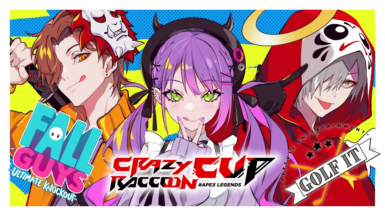 【CRカップ】Fall Guys × Golf It! × スパイス一家【常闇トワ/ホロライブ】