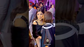 بالاحضان مي عمر ورووجينا ومني ابنة الفنان احمد زاهر الصغيرة في ملتقي نجم العرب 