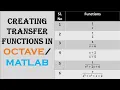 Creating Transfer Functions in GNU