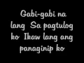 Lagu IKAW LANG (lyrics) by Kimpoy Feliciano