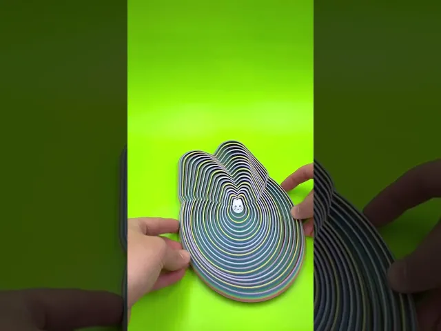 Easter Bunny Fractal Fidget - Three Sizes! - Satisfying Easter Fidget Toy video thumbnail