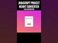 JavaScript Beginner Project Height Convertor Tutorial