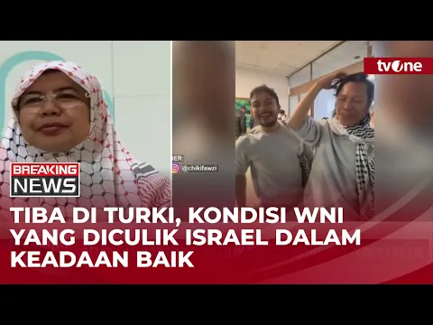 9 WNI yang Diculik Israel Dibebaskan dan Tiba di Istanbul, Turki