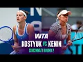 Marta Kostyuk vs Sofia Kenin 2026 Cincinnati Round 2 WTA Match Highlights