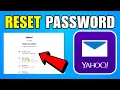 How To Reset Your Yahoo Email Password 2026 Complete Guide