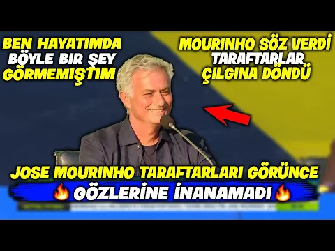 Download MP3 Mourinho İmza Töreninde Gözlerine İnanamadı !! Duygulandı !! l Mourinho'nun Sözü !! l FENERBAHÇE