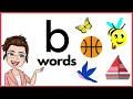 WORDS THAT START WITH Bb b Words Phonics Initial Sounds LEARN LETTER Bb