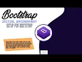 Bootstrap Initial Environment Setup for bootstrap