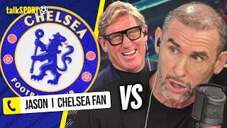 chelsea fan confronts martin keown over his analysis of arsenals draw at stamford bridge