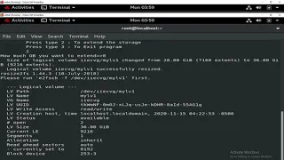 Increase or Decrease size LVM Partition using Python-Scrip in linux