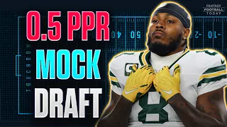 Josh Jacobs Latest 0 5 PPR LIVE Fantasy Football Mock Draft 10-Team Strategy Picks 2026