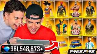 ¡DONATO ABRE +100 DE MIS CAJAS DE EXCLUSIVAS DE FREE FIRE! 🥺 * 9 AÑOS GUARDADAS * 😭