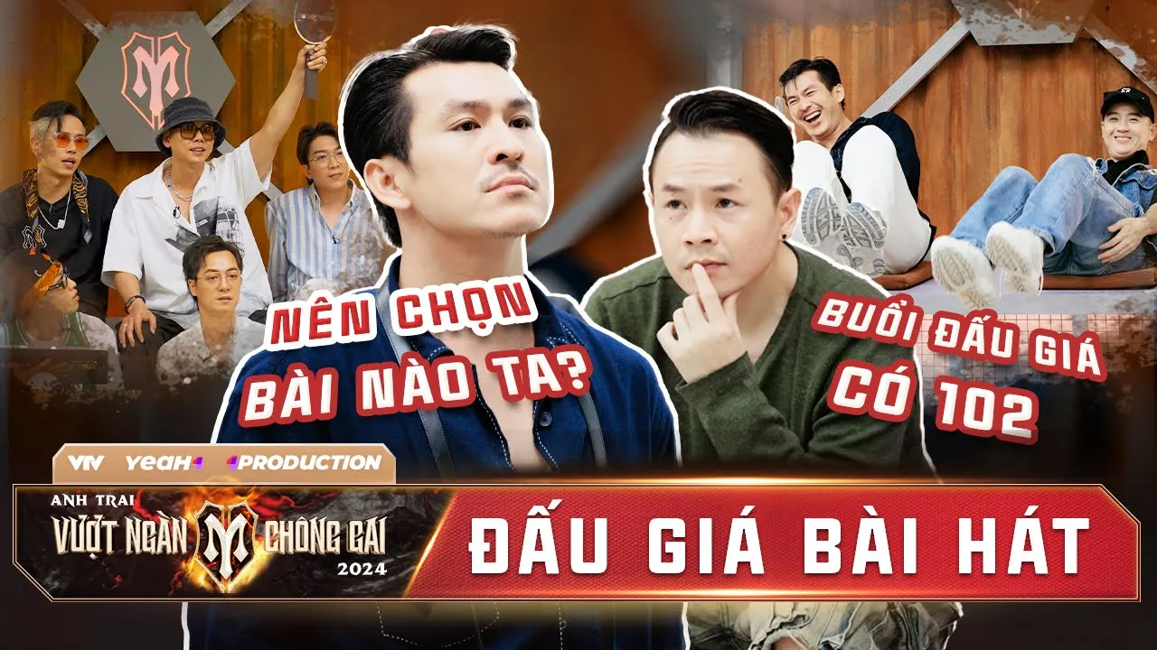 Outline Video FULL Buổi ĐẤU GIÁ Bài Hát "Bất Ổn" Và Chiến Thuật ĐỘC LẠ Của 8 Nhà | BESTCUT ANH TRAI 2024