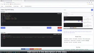 Online Tool PHP Minify
