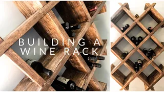 HOW TO BUILD A WINE RACK Step by Step Process
